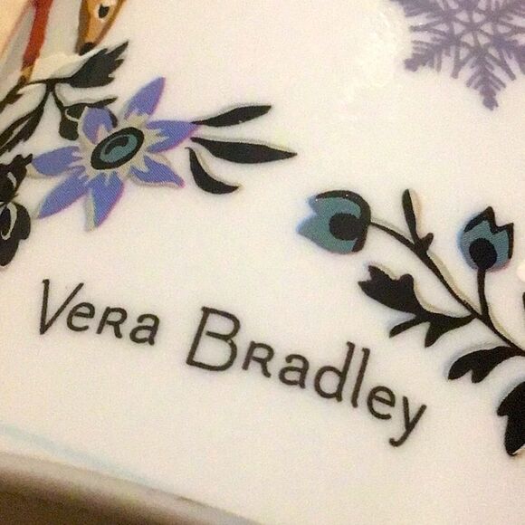 Vera Bradley Winter Wonderland Woodland Animal Flip Top To Go Travel Tumbler - Picture 11 of 16